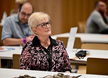 Ruth Ann Onley in the audiance