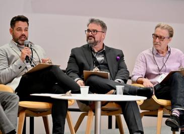 Brian Foster speaking in a panel