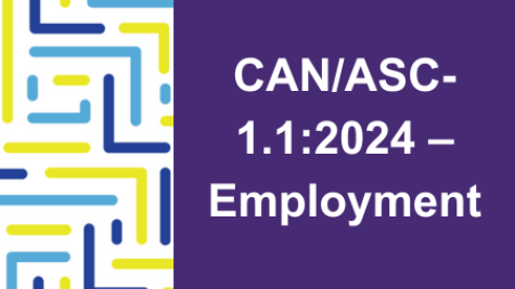 CAN/ASC-1.1:2024 – Employment