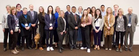 Group picture of IDEA collaborators at the IDEA launch