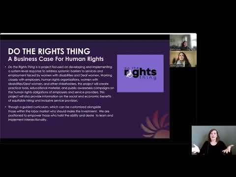 DWC 2024 Do the Rights Thing Understanding Employment Equity for Women with Disabilities