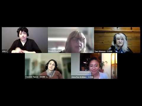 DWC2021, Day 2, December 1  Parallel Session 9, Disability, Women, Youth and Employment