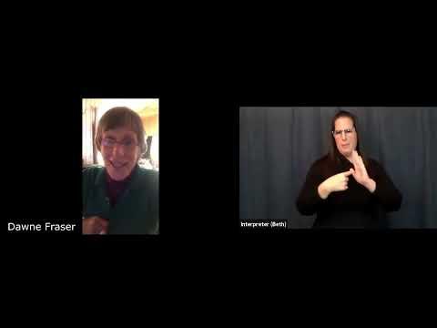 Dawne Fraser Poster Presentation at the DWC2021   includes ASL Interpretation
