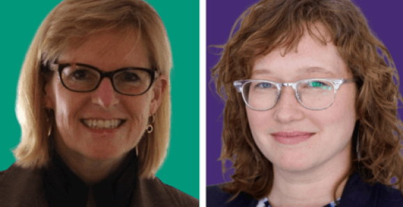 Karen Harlos and Therese Salenieks headshot