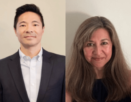 Headshots of W. Francis Fung and Kim Jefferies