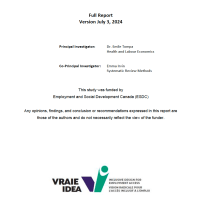 Skills and Employment Supports for Persons with Learning Disabilities cover page