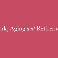 work aging and retirement