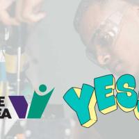 IDEA and YESS logos over a photo of a young black worker wearing safety glasses, using a screwdriver