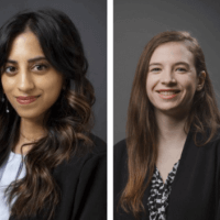  Portrait photos of Ashvene Sureshkumar and Jillian Scandiffio shown side by side