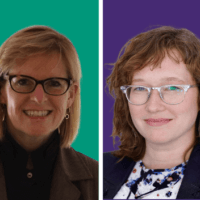 Karen Harlos and Therese Salenieks headshot