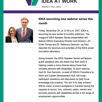 IDEA at Work, Issue 2: Fall 2023